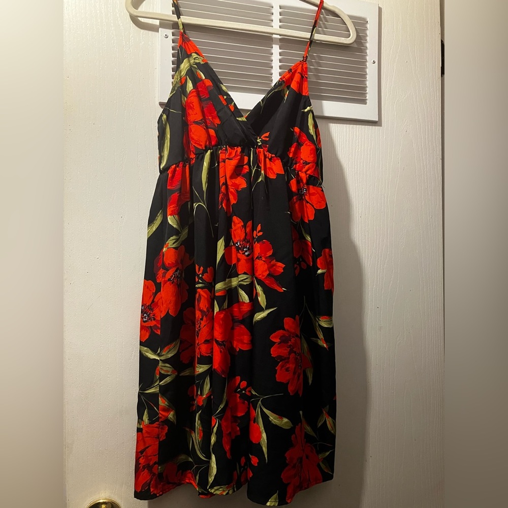 Black sleepwear dress